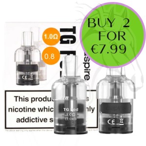 Aspire TG Replacement Pods(2Pack)