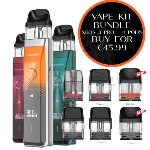 Vaporesso XROS Pro + 4 Replacement Pods Bundle