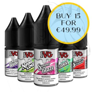 Buy 15 X IVG E Liquids