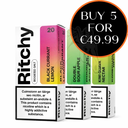 Ritchy Boosted Salt 5 pack – buy 5 for €49.99