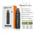 GeekVape Wenax Q Ultra vape kit with retail box, 30W pod device image, Ireland-ready TPD graphic