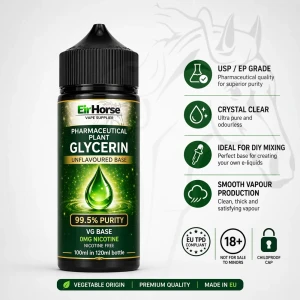 Eirhorse Pharmaceutical Plant Glycerin 100ml 99.5% 