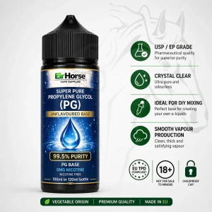 Eirhorse Super Pure Propylene Glycol (PG) 100ml 