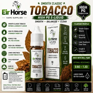 EirHorse Tobacco E-Liquid