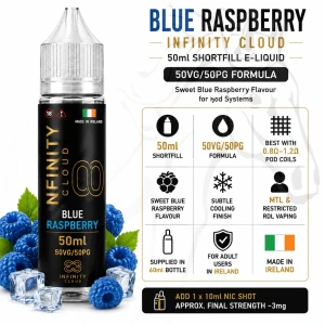 Blue Raspberry Infinity Cloud 50ml
