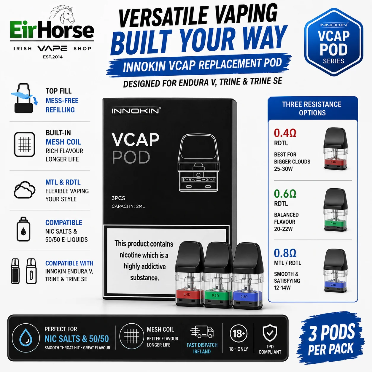 fruit du dragon frais e liquide Capsule préremplie Alfapod VCAP Innokin Alfaliquid main image 0